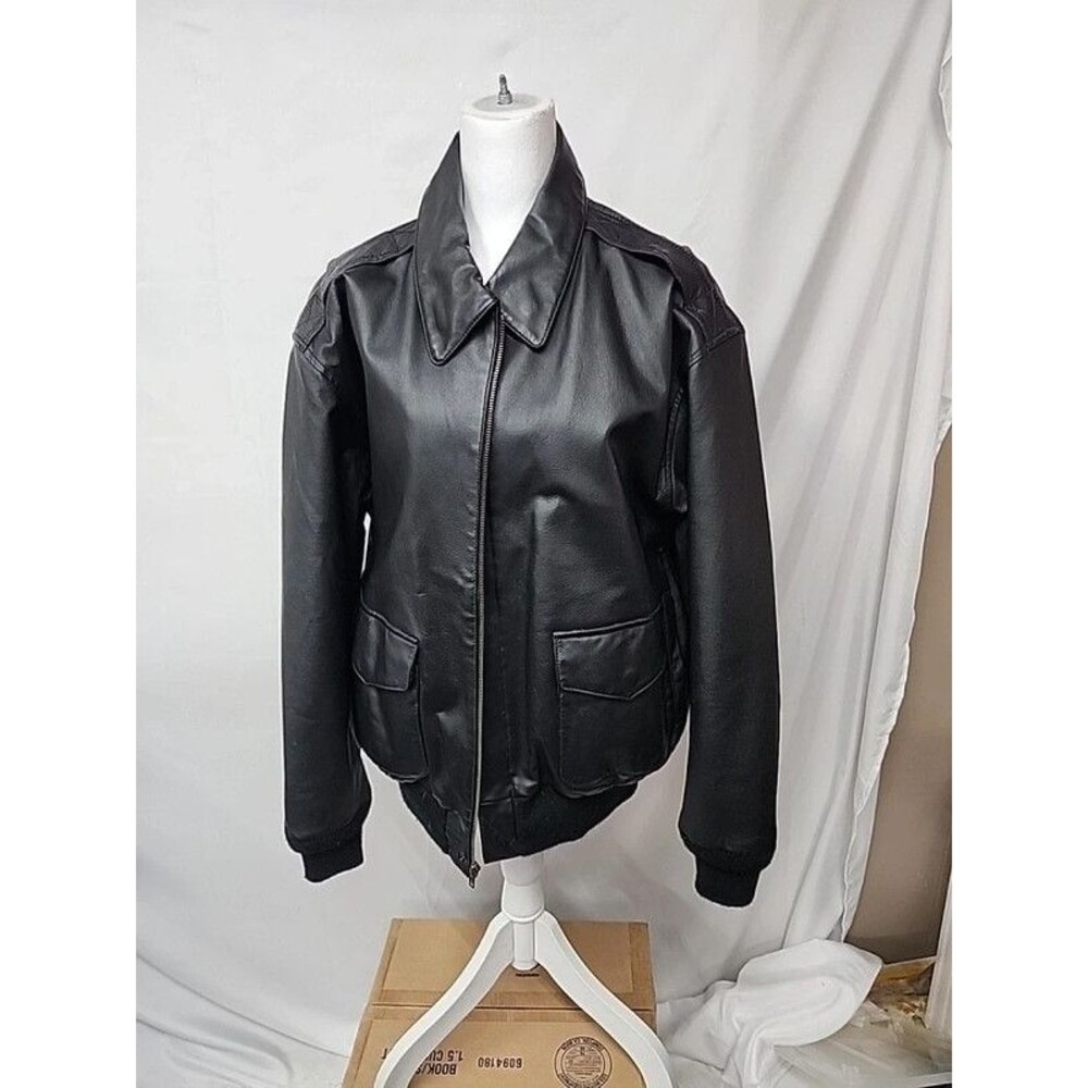 Air force airborne leather jacket SZ M
